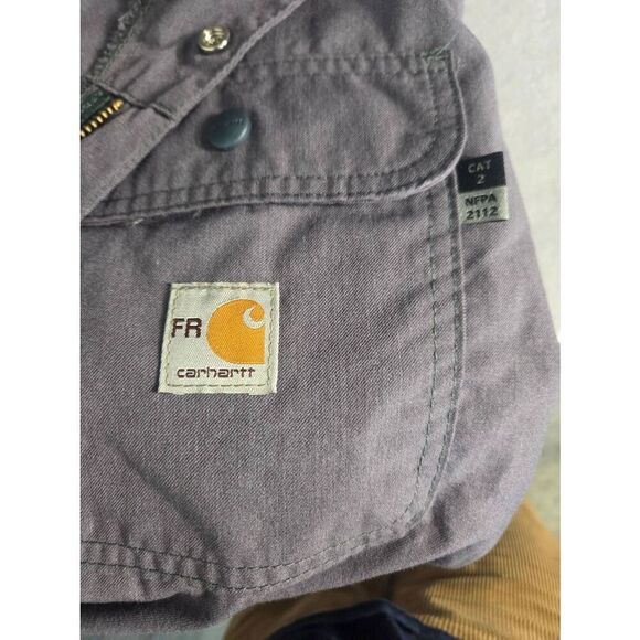 Carhartt FR Featherlight Coveralls Cat 2 NFPA 2112 Sz. L New w Defects - Picture 8 of 10